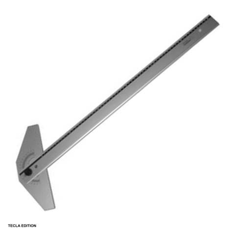 Birotica papetarie - Teu din aluminiu cu cap rotativ, 80 cm