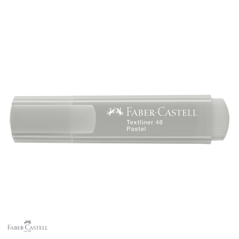 Textmarker Faber-Castell 1546, culoare gri pastel, varf multiplu, pentru birou si studiu [3]