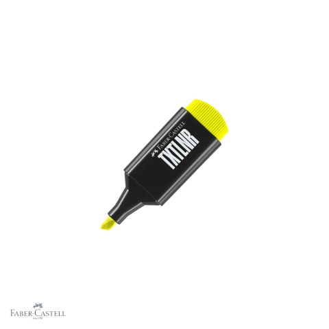 Birotica papetarie - Textmarker mini Faber-Castell, superfluorescent galben, varf tesit, pentru evidentiere text