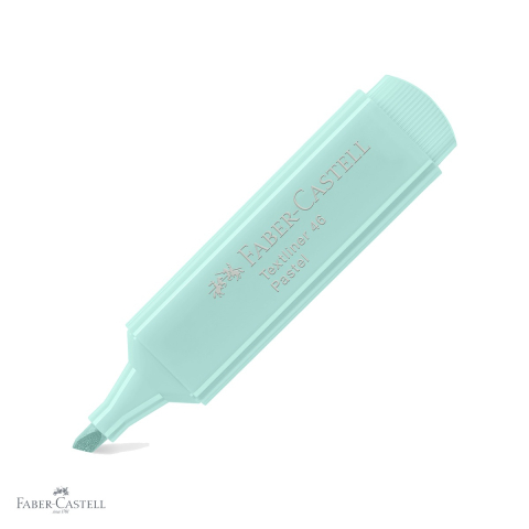 Birotica papetarie - Textmarker pastel Faber-Castell 1546, varf tesit 3 grosimi, culoare vernil tropical, cerneala pe baza de apa