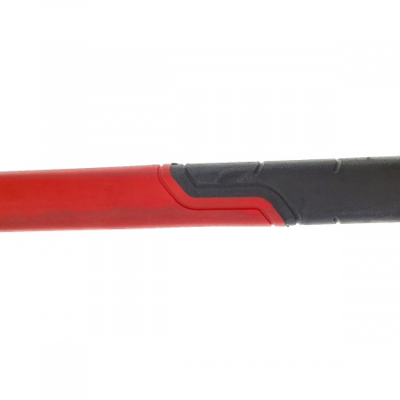 Topor pentru despicat, 2.45 Kg, cu coada din fibra si maner izolat anti-alunecare , lungime 88 cm, rosu cu negru [3]