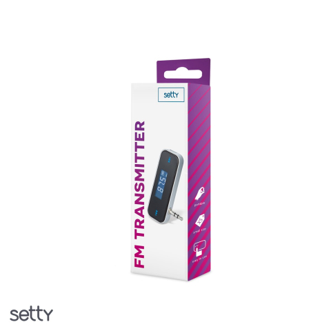 Transmitator FM Setty TFM-01, Micro USB, 3,5 mm (mini-jack), Negru [3]