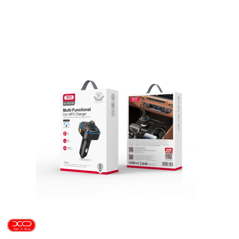 Transmitator FM XO BCC08 Bluetooth MP3 incarcator auto 3,1A, USB tip A, USB-C, 15 W, 3,10 A, Negru [4]