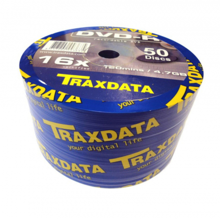 DVD-R inscriptibil - DVD-R Traxdata Value Pack, 4.7 GB, 16X, 50 buc