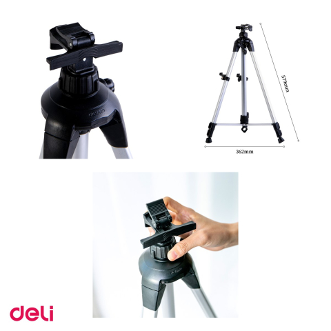 Trepied ajustabil pentru pictura Deli, din aluminiu, 158 cm [3]