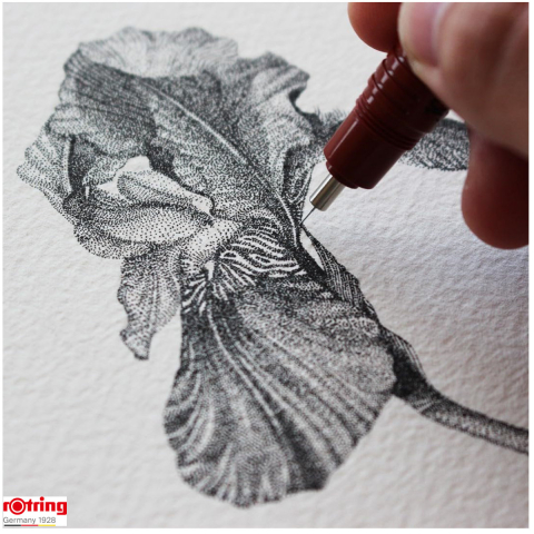 Trusa Isograph Master Rotring pentru Desen Tehnic Avansat, Set Superior cu 3 Stilouri, Compas si Accesorii Complete [3]