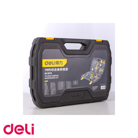Trusa scule multifunctionala Deli, 79 piese, set complet pentru reparatii si bricolaj acasa [3]