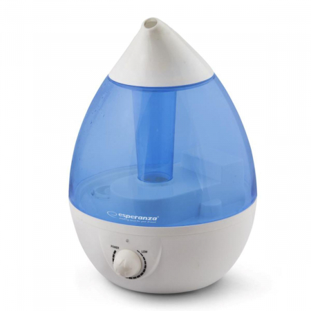 Umidificatoare - Umidificator, Esperanza, Vapori, 2.6l, Alb/Albastru