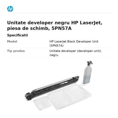 Unitate developer negru HP LaserJet, piesa de schimb, 5PN57A [2]