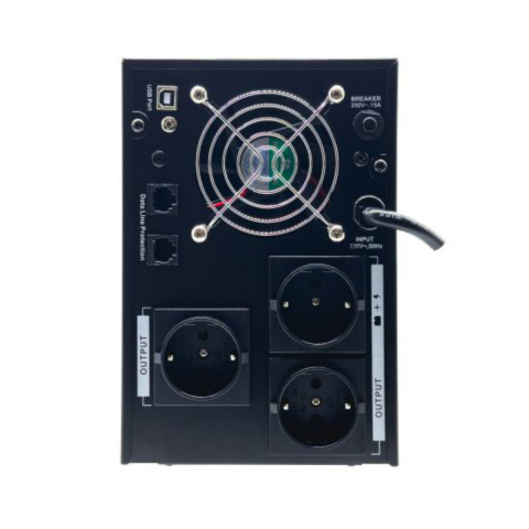 UPS Line Interactive 3100VA 1800W • 3xSchuko • Management Remote • LCD • 4xBaterii 12V 9Ah • Komplet6 Protectie • TED Electric TED004673 [3]