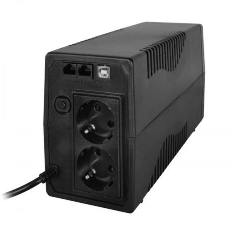 UPS Line Interactive 700VA 400W LCD 2 Iesiri Schuko Management USB AVR pentru PC & Sisteme Securitate TED Electric TED003959 [2]
