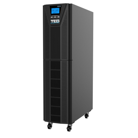 Sisteme UPS - UPS Online 6kVA 6kW Dubla Conversie Sinus Pur Terminal Block Management Remote Integrare SCADA pentru Centre Date & Industrial TED Electric TED004000