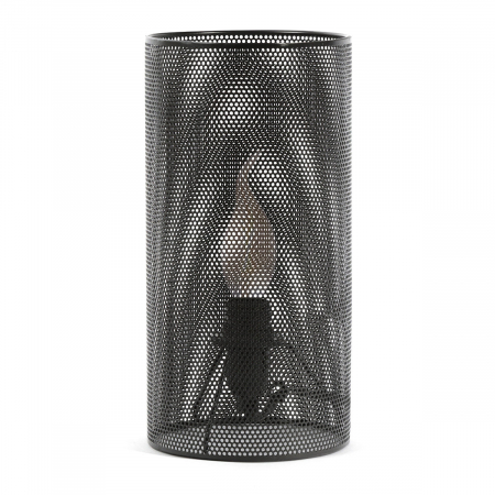 Lampa birou - Veioza 25 w e14 metal negru platinet