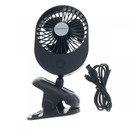 Ventilator, Esperanza, USB, Negru [2]