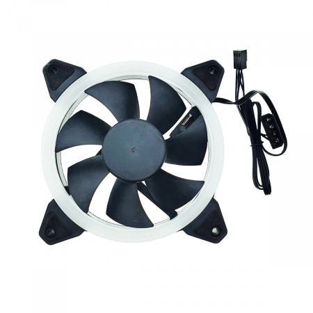 Ventilator PC, Gembird Huracan 200B, 120 x 120 x 25 mm, 16 Led albastre, 3p + 4p, 1100 rpm, 12V [2]