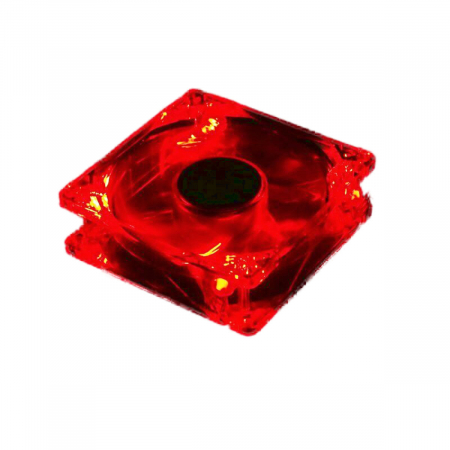 Ventilator PC, LHR Super fan, iluminare LED rosie, 80 x 80 x 25 mm, 3000RPM, 12v, 0.20A [3]