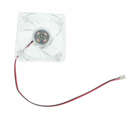 Ventilator PC, LHR Super fan, iluminare LED rosie, 80 x 80 x 25 mm, 3000RPM, 12v, 0.20A [4]