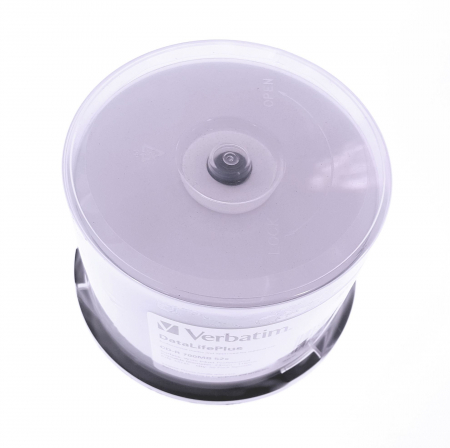 VERBATIM CD-R 700MB  52X AZO WIDE PRINTABLE NO ID CAKE*50 43745 [1]