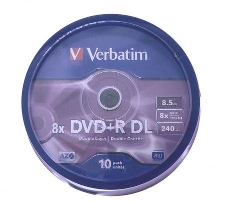 DVD+R DOUBLE LAYER Verbatim, 8.5GB, 8X [1]