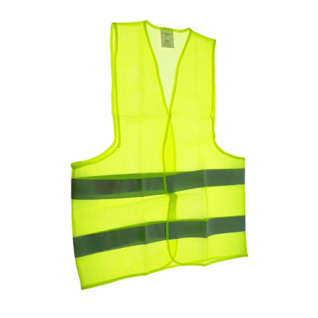 Vesta de semnalizare cu banda reflectorizanta, marime universala, verde [1]