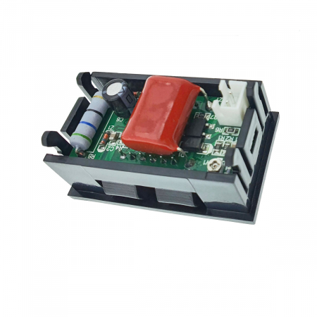 Voltmetru cu afisaj digital, AC 30 - 500V, cu 2 fire si conector, negru [3]