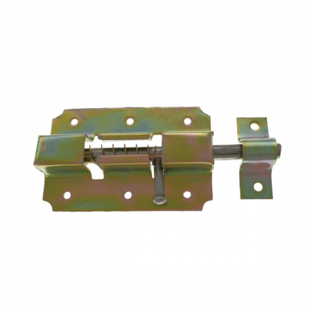 Feronerie si accesorii - Zavor aplicat cu tija cilindrica si mecanism blocare, zincat,70x30mm