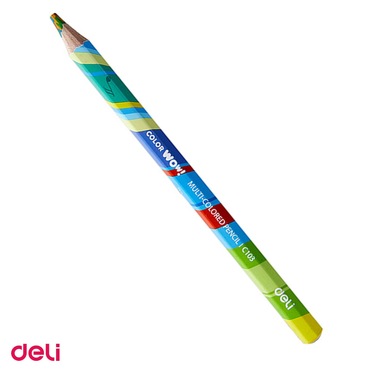 Creion colorat Multicolor Jumbo Deli [1]