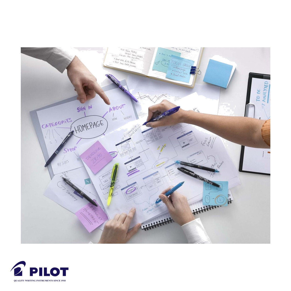 Textmarker galben Pilot FriXion Light, cerneala termo-sensibila stergibila, ideal pentru subliniere si marcare [8]