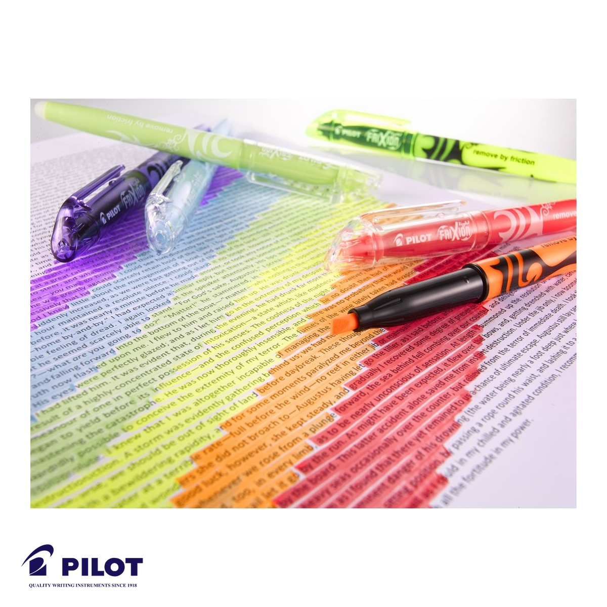 Textmarker galben Pilot FriXion Light, cerneala termo-sensibila stergibila, ideal pentru subliniere si marcare [9]
