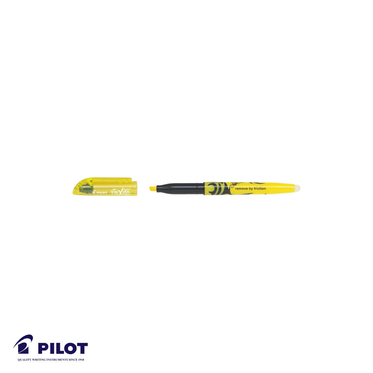 Textmarker galben Pilot FriXion Light, cerneala termo-sensibila stergibila, ideal pentru subliniere si marcare [2]