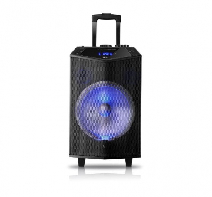 Boxa portabila Akai ABTS-DK15 cu BT, lumini disco, functie inregistrare, microfon [3]