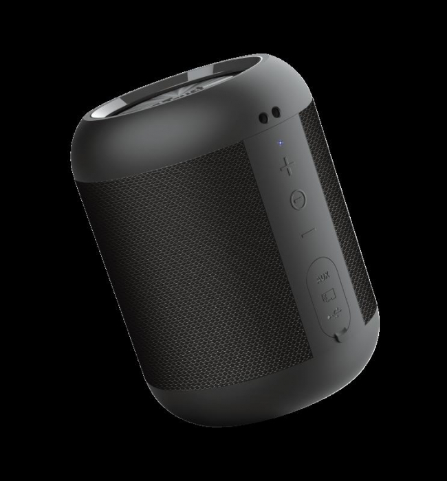 Boxa Portabila Trust Rokko, Bluetooth, Waterproof, Microfon, 5 W (Negru) [3]