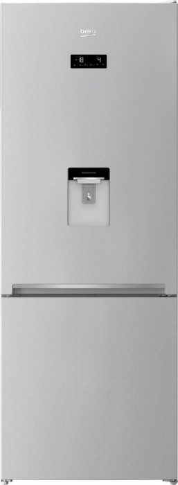 Combina frigorifica Beko RCNE560E30DZM, 497 l, Clasa A++, NeoFrost Dual Cooling, Dispenser apa, Everfresh+, Kitchen Fit, H 192 CM, Gri [1]