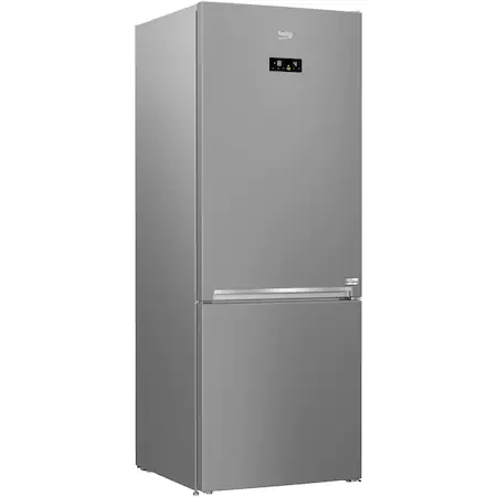 Combina frigorifica Beko RCNE560E40ZLXPHUN, 495 l, Clasa E, Hygiene Shield, NeoFrost Dual Cooling, HarvestFresh, Wi-Fi, H 192 cm, Argintiu [2]