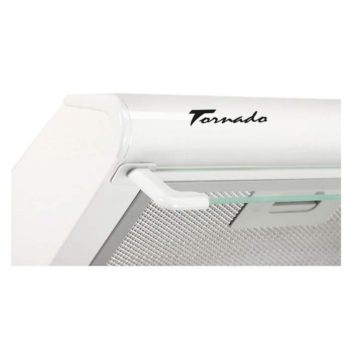 Hota traditionala Tornado Bona 10 (50) LED, 1 motor, latime 50 cm, absorbtie 380 m3/ora, filtru anti-grasimi aluminiu 5 straturi, Alb [3]