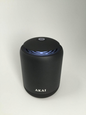 Boxa portabila Akai ABTS-S4 cu BT, lumina led albastra, carcasa aluminiu, Negru [3]