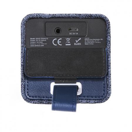 Boxa portabila Serioux Wave Cube, Bluetooth, 3W, Blue [1]