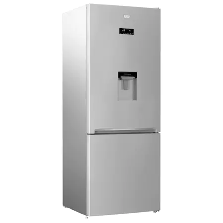 Combina frigorifica Beko RCNE560E30DZM, 497 l, Clasa A++, NeoFrost Dual Cooling, Dispenser apa, Everfresh+, Kitchen Fit, H 192 CM, Gri [1]
