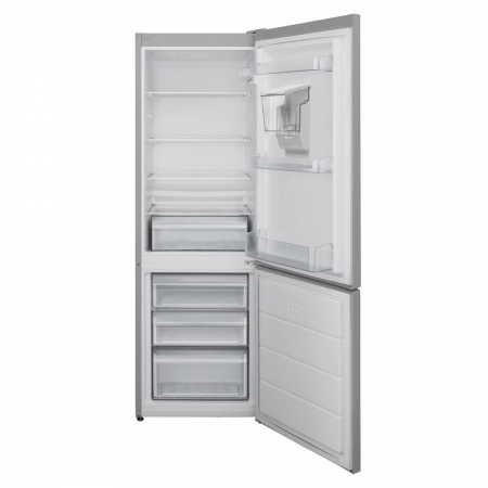Combina frigorifica Heinner HC-V270SWDF+, 268l, Super congelare, Dozator de apa, Clasa F, H 170 cm, Argintiu [1]