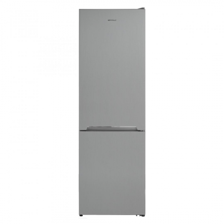 Combina frigorifica Heinner HC-V336XA+, 336 l, Clasa A+, H 186 cm, Tehnologie Less Frost, Control mecanic cu termostat ajustabil, Argintiu [0]