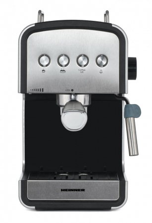 Espressor semi-automat Heinner HEM-B2012SA, 20 bar, 850W, rezervor apa detasabil 1.2l, optiuni presetate pentru espresso lung/scurt, filtru din inox, plita pentru mentinere cafea calda, decoratii inox [2]