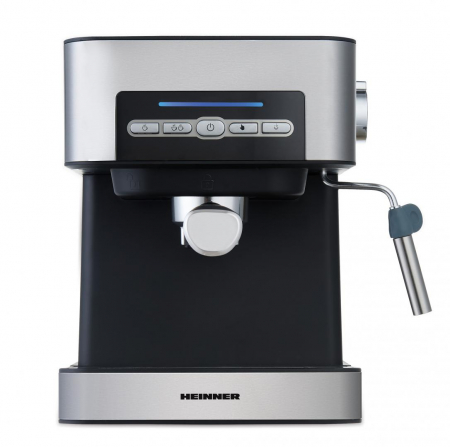 Espressor semi-automat Heinner HEM-B2016SA, 20 bar, 850W, 20 bar, rezervor apa detasabil 1.6l, optiuni presetate pentru espresso lung/scurt, filtru din inox, plita pentru mentinere cafea calda, decoar [1]