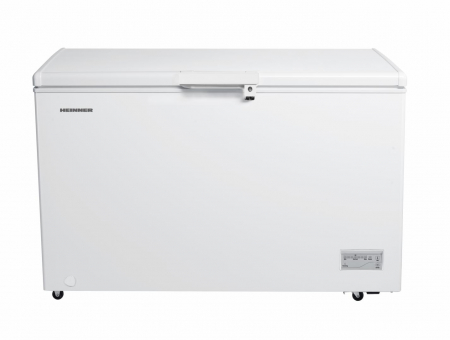 Lada frigorifica Heinner HCF-380NHF+, 380 l, Clasa F, Control elecronic, 2 cosuri, Iluminare LED, Waterproof Display, Alb [0]