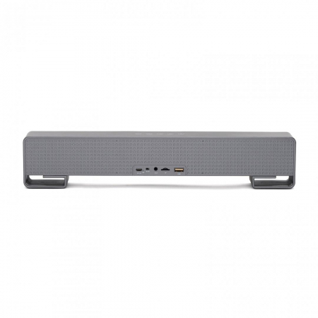 SoundBar PC Serioux SoundVibe 10W, bluetooth 4.2, acumulator, AUX, USB, Radio FM, Argintiu [4]