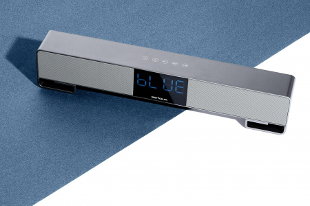 SoundBar PC Serioux SoundVibe 10W, bluetooth 4.2, acumulator, AUX, USB, Radio FM, Argintiu [3]