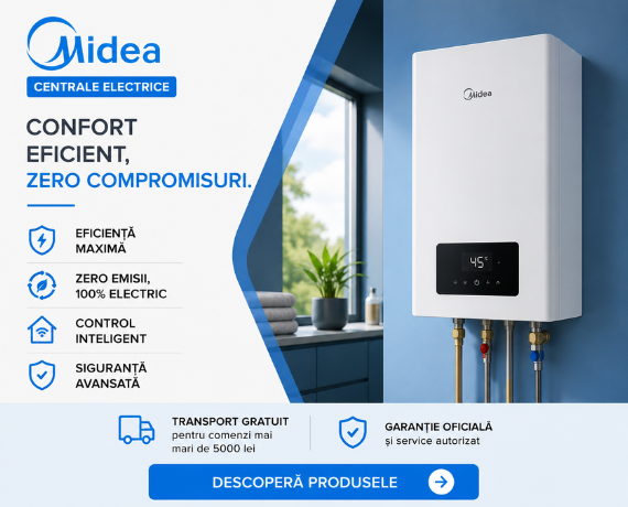 Gama de centrale electrice Midea