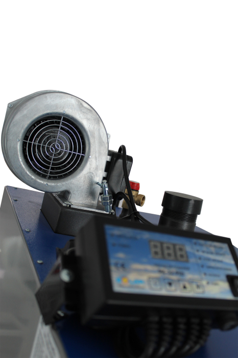 Centrală pe combustibil solid Fornello JOKER 29 kW, cu ventilator și automatizare electronică [6]