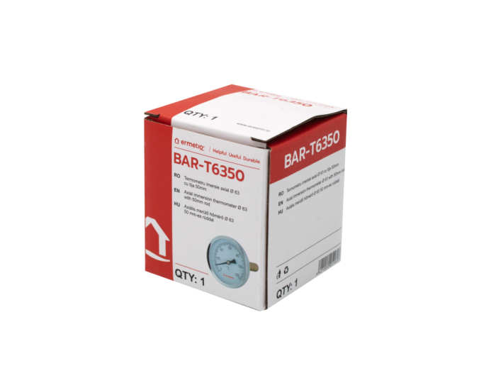 Termometru imersie axial Φ63 cu tija 100mm [3]