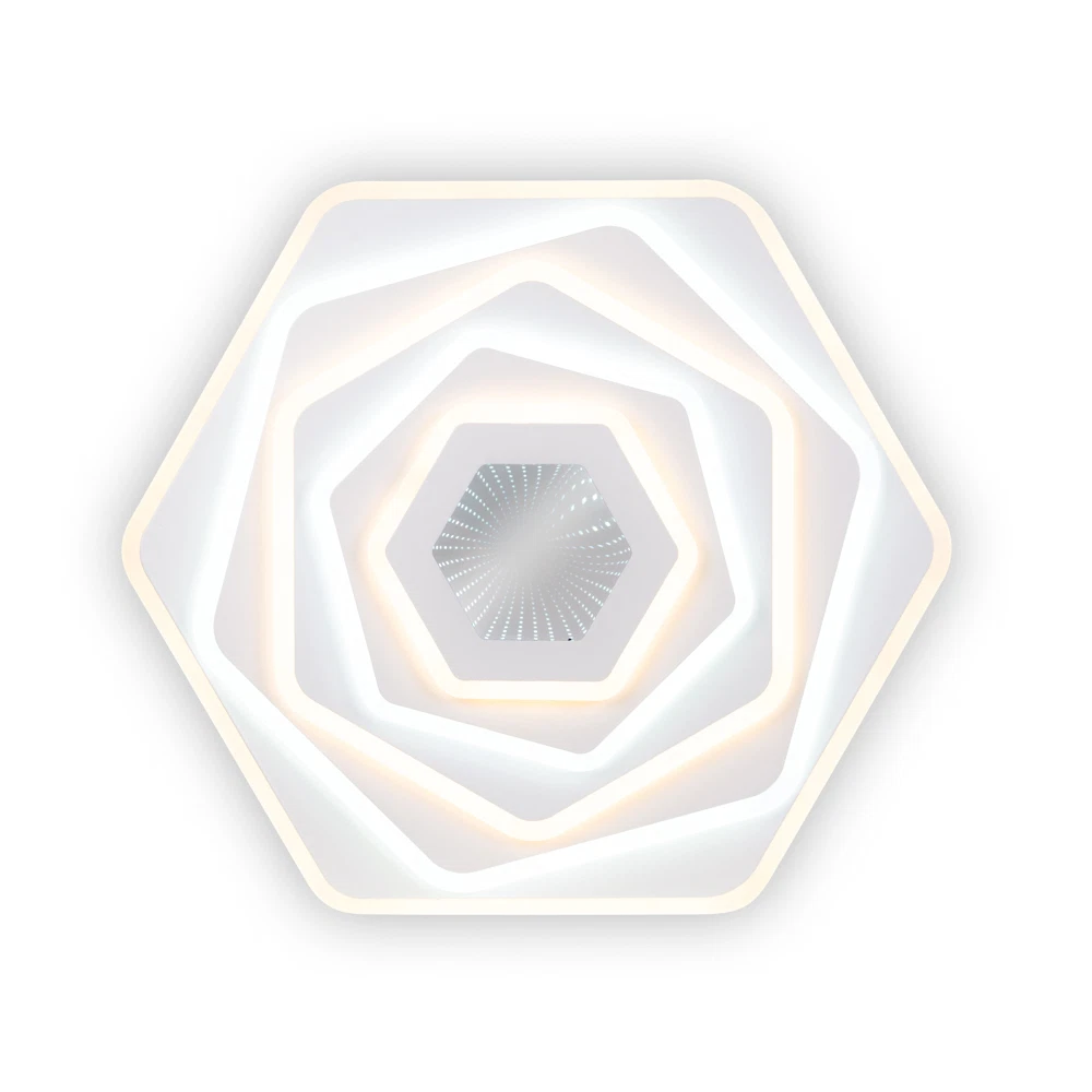 Plafoniera LED Erste Infinity 112W, 3CCT, cu telecomanda, alb, iluminat interior modern [4]