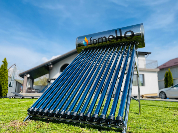 Panou solar presurizat compact Fornello SPP-470-H58/1800-18-C, boiler inox 160 Litri, 18 tuburi vidate Heat Pipe [3]